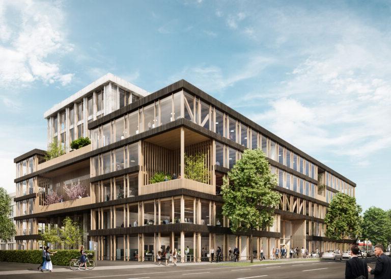 LaSalle开发了慕尼黑第一座木制办公大楼TRI